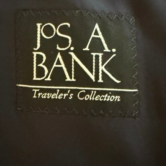 Jos. A. Bank Jacket Men's 48R Gray Blazer Wool Travelers Collection 2 Button - Picture 5 of 9